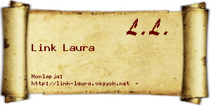 Link Laura névjegykártya